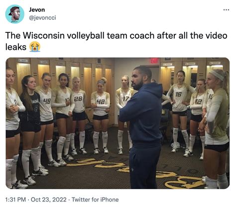 wisconsin volleyball team leaked images unedited video|Wisconsin releases statement on photo, video leak of volleyball。